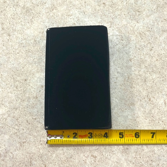 BNWT MAGID BLACK VELVET & CRYSTAL TRIM EVENING PURSE WITH STRAP OR CLUTCH STYLE - Picture 8 of 9